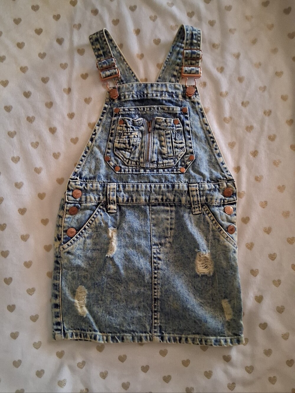 10/$40 Chillipop Girls Jeans Overall Dress